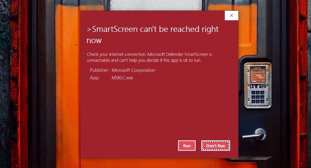 How To Fix Smartscreen Can T Be Reached Right Now On Windows