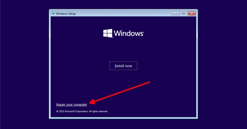 How to run Startup Repair on Windows 10