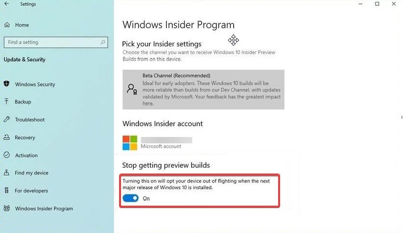 How To Leave The Windows Insider Program Now 1301