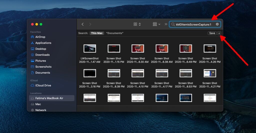 How to find screenshots on macOS