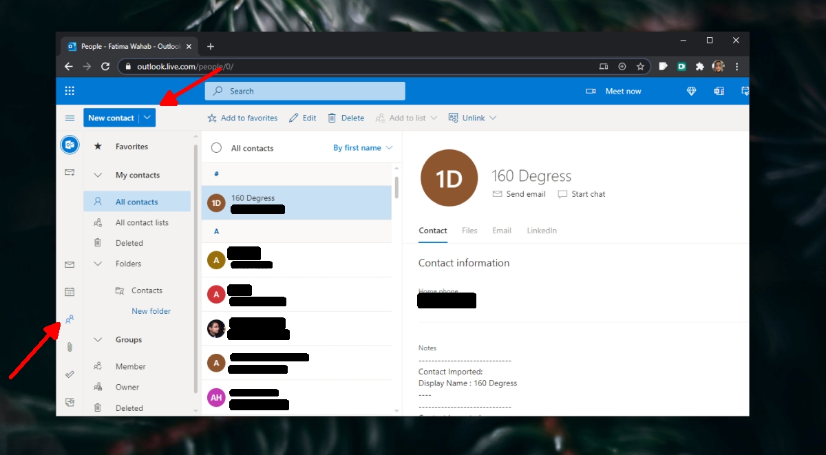 How To Add Contacts To Outlook