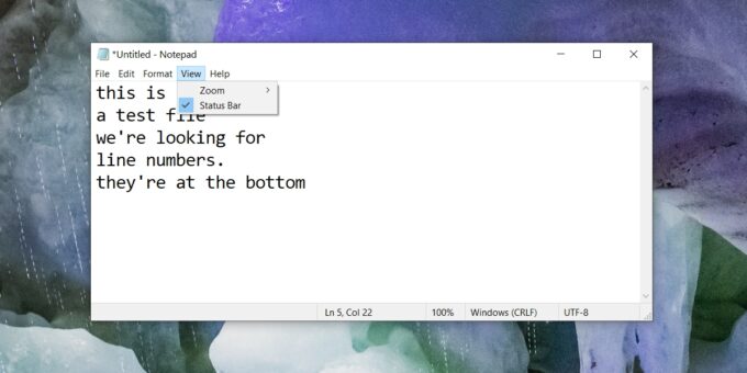 how-to-get-line-numbers-in-notepad-on-windows-10