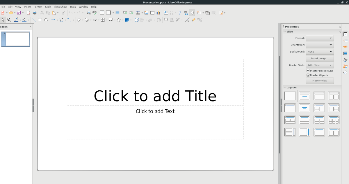 How to open Microsoft Powerpoint files in Libre Office