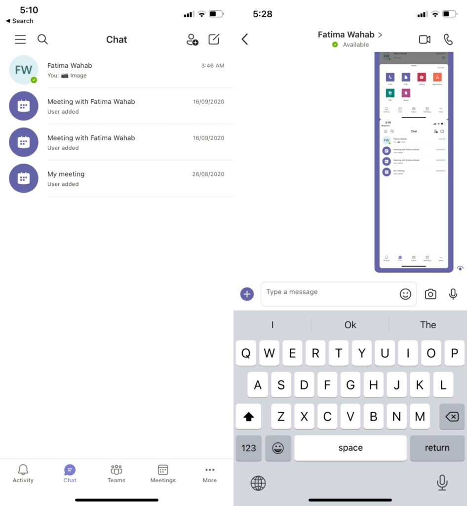 How to start a Microsoft Teams call