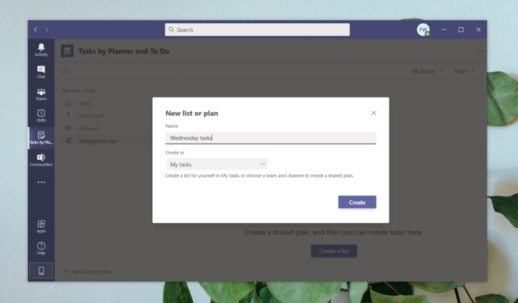 How to use Tasks in Microsoft Teams