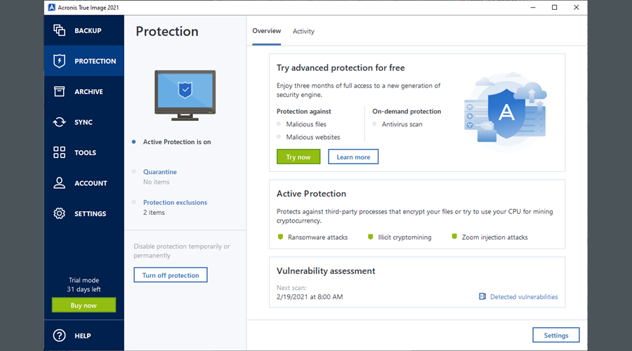 acronis true image data protection software
