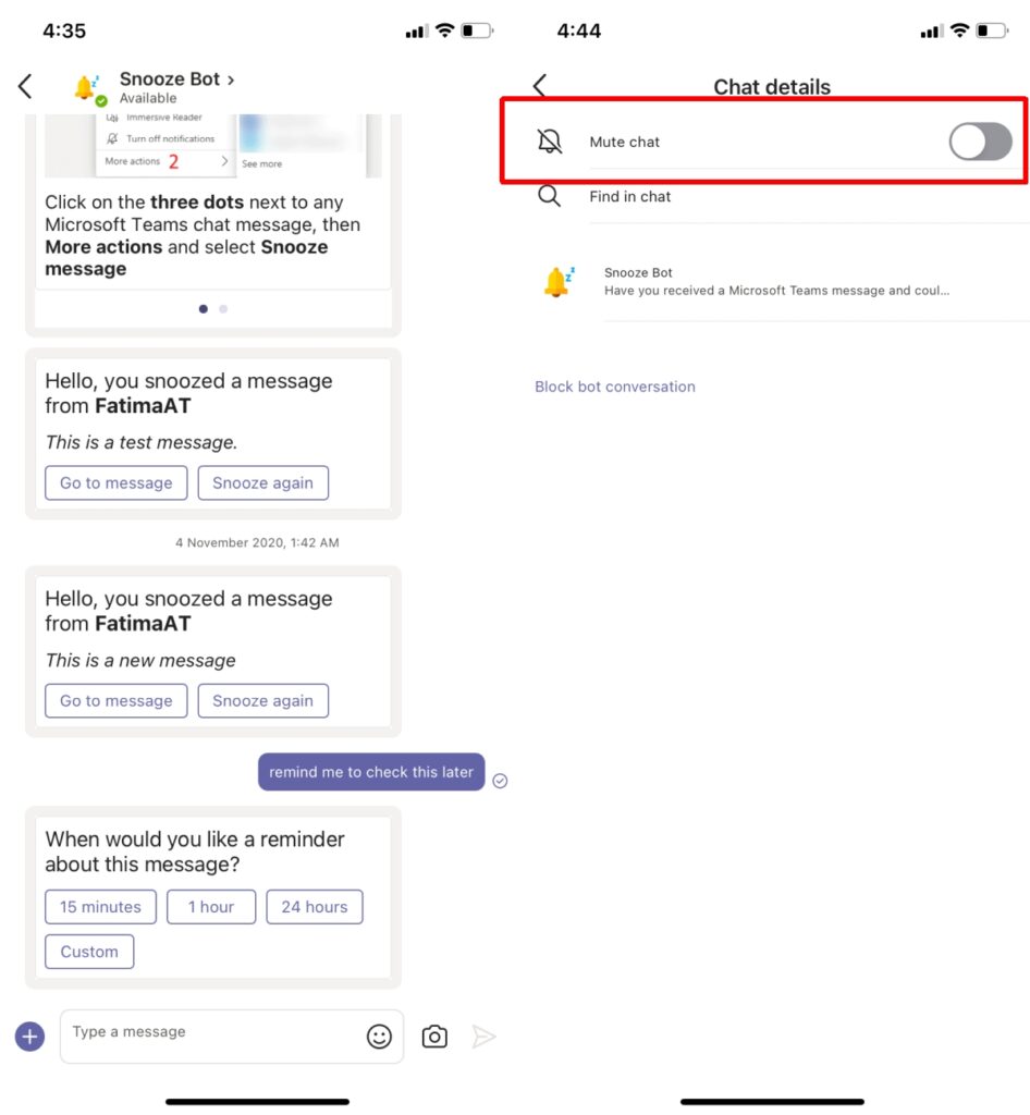 How to block someone on Microsoft Teams