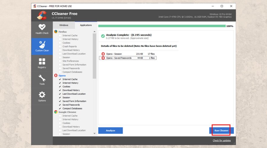 where to download ccleaner safe