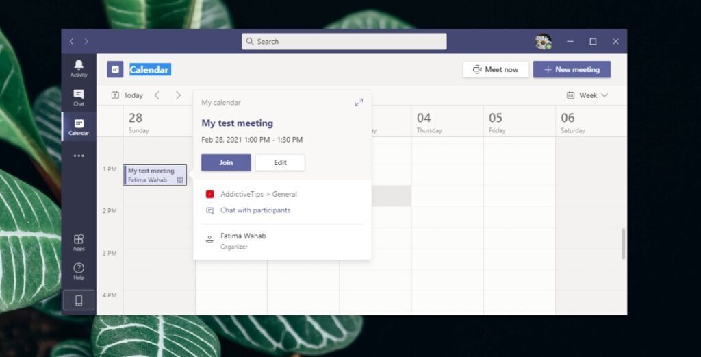 How to send a Microsoft Teams meeting invite