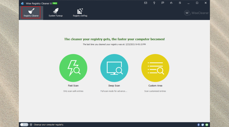 free wise registry cleaner download
