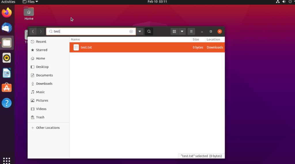 ubuntu find file by extension