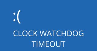 fix CLOCK WATCHDOG TIMEOUT