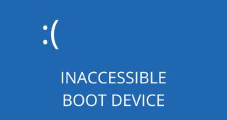 How to fix INACCESSIBLE BOOT DEVICE