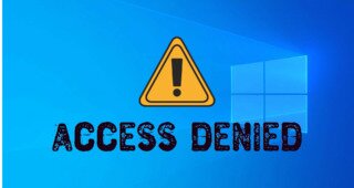 Access Denied Windows 10