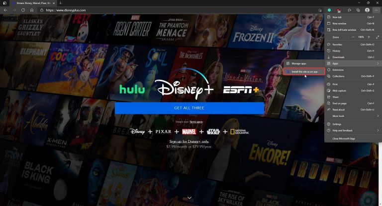 How to Install the Disney Plus+ App for PC (Windows 10)