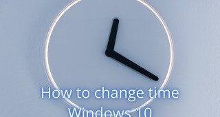 change time on windows 10