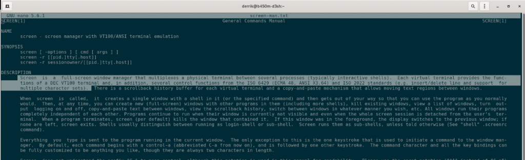 how to edit text file in terminal nano