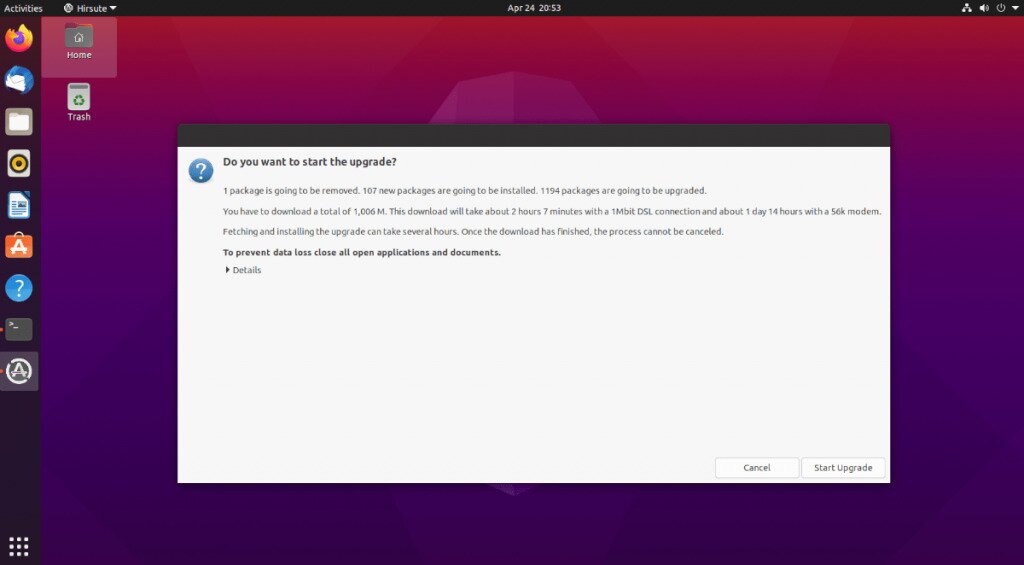 How To Upgrade To Ubuntu 21.04