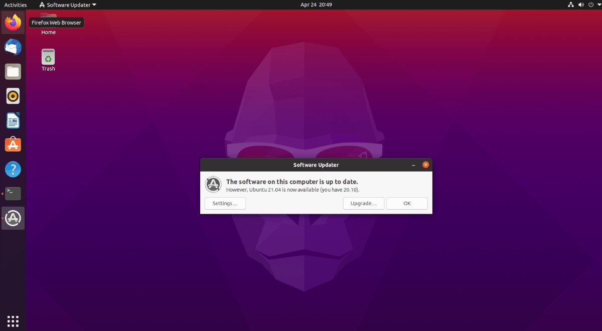 How To Upgrade To Ubuntu 21.04