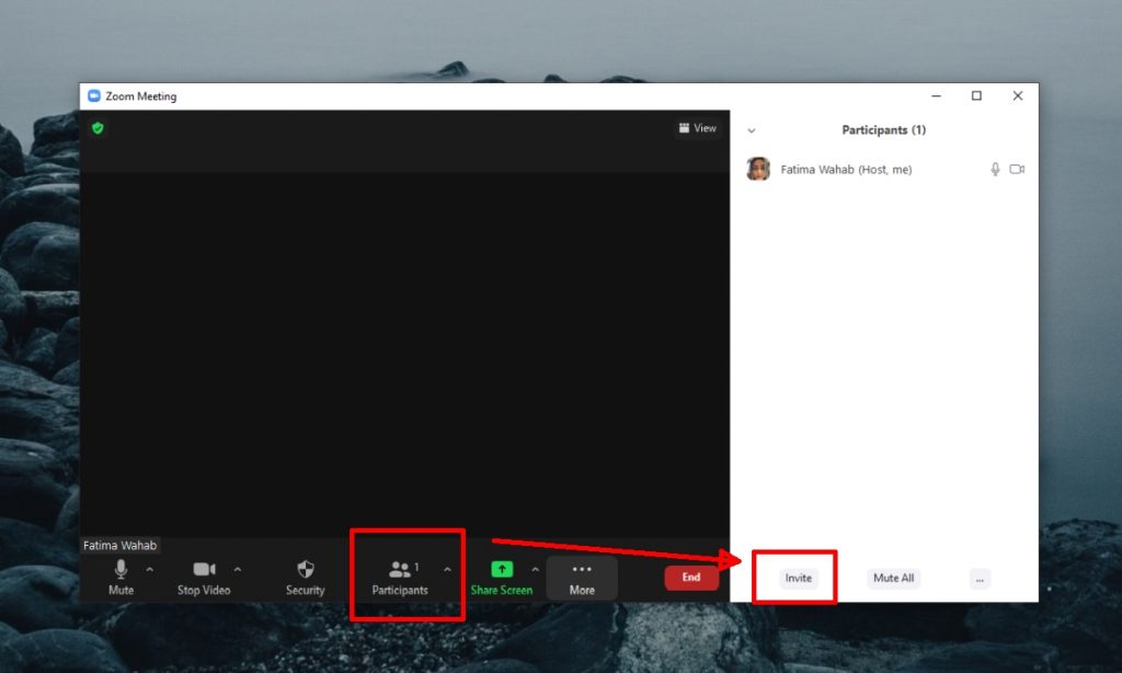 How to invite someone to a Zoom meeting