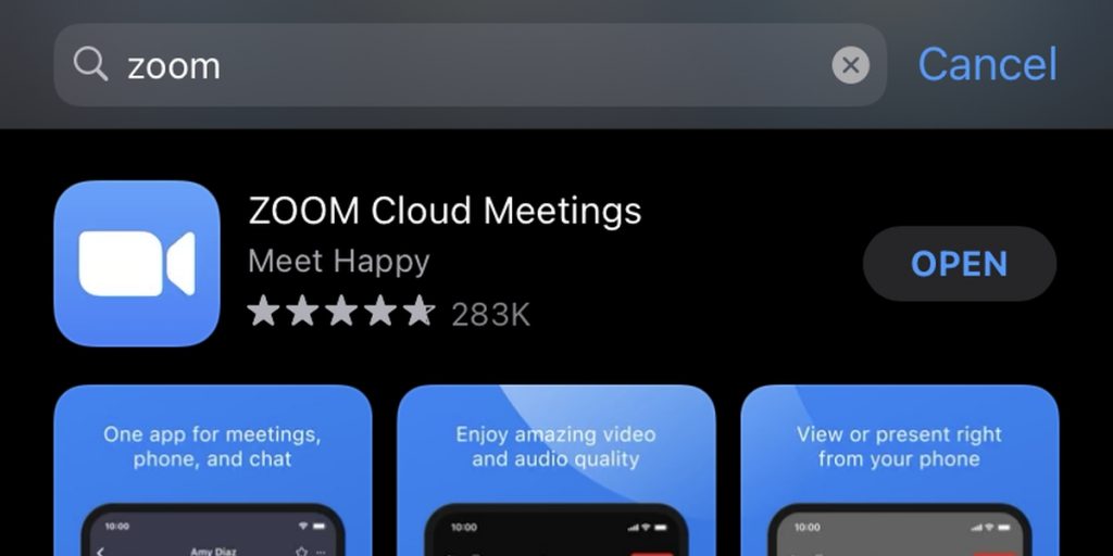 install zoom app on android