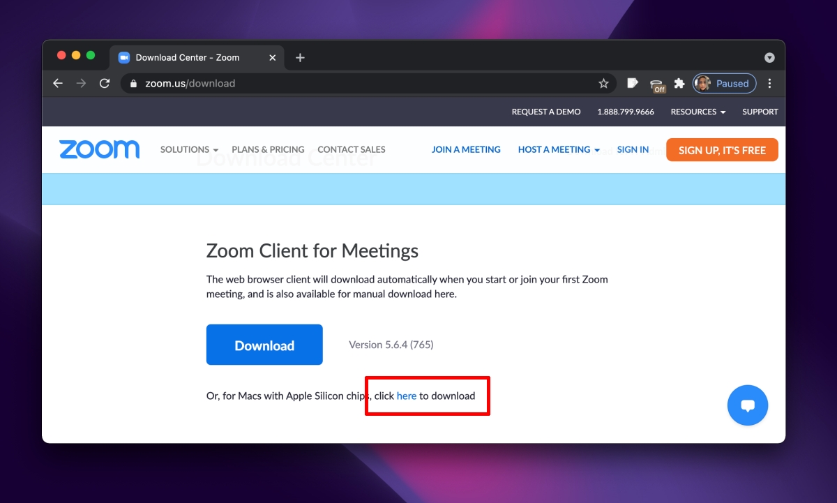 zoom client installer download