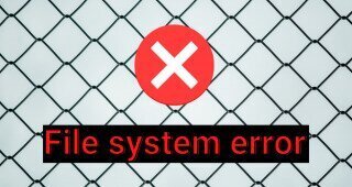 fix file system error