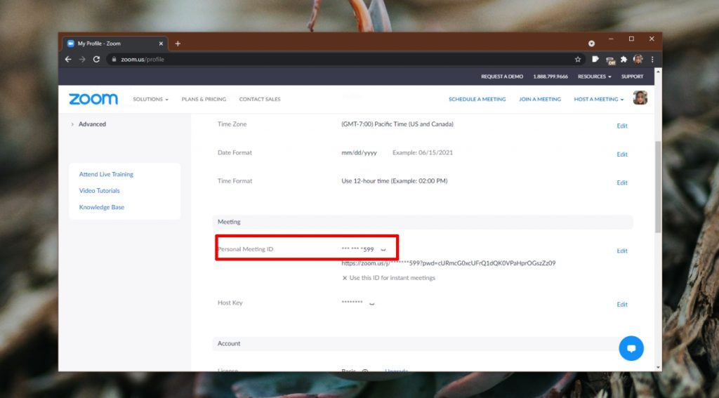 what is zoom personal meeting id used for