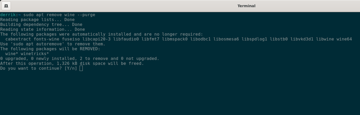 How To Purge Wine From Linux