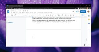 Delete a blank page in Google Documents