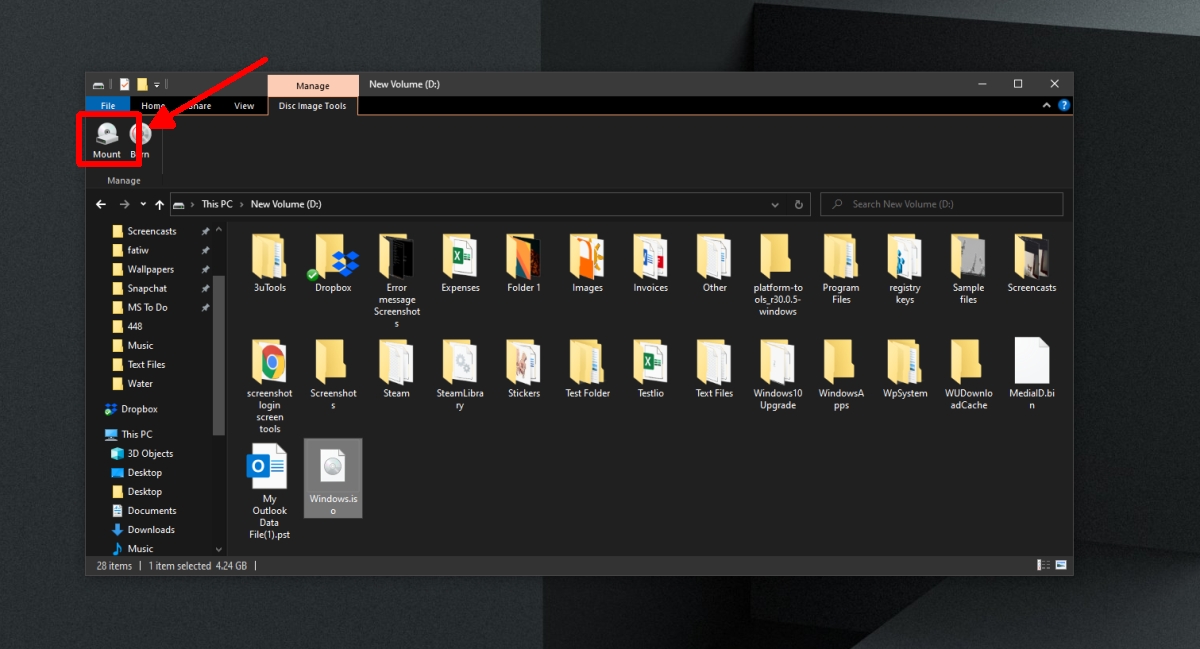 How To Mount ISO Images On Windows 10