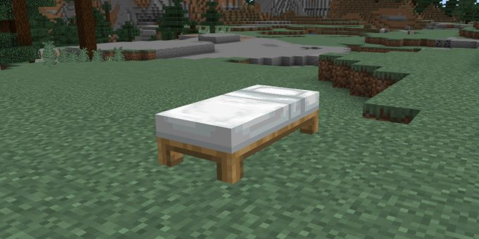 How to make a bed in Minecraft