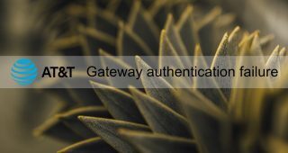 gateway authentication failure