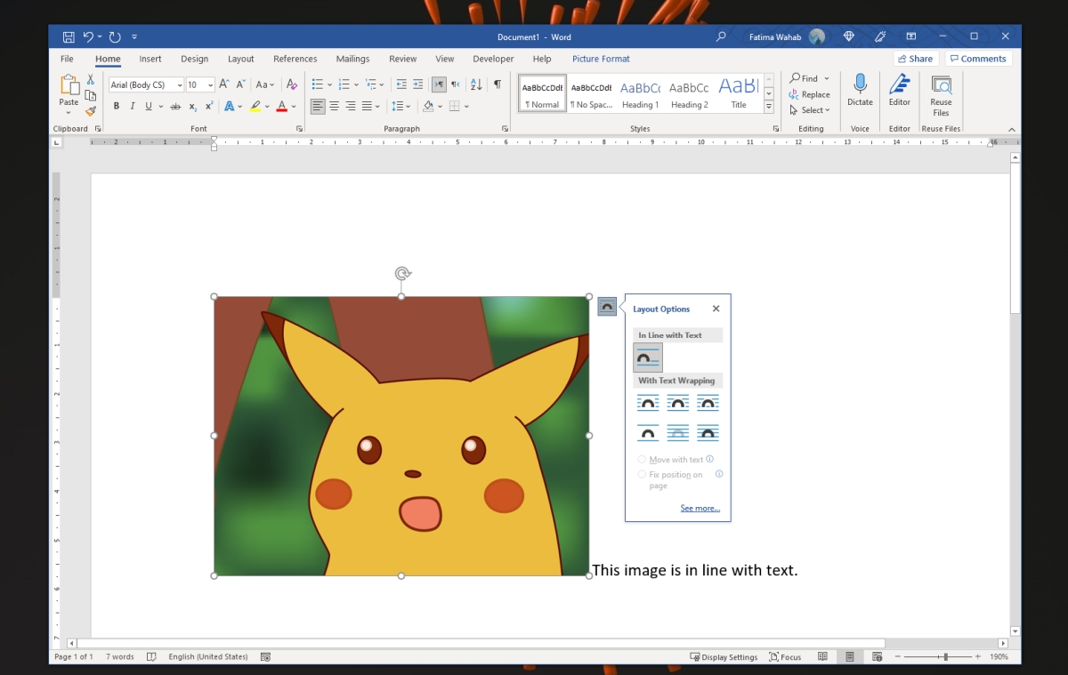 How To Move Pictures In Microsoft Word LaptrinhX News