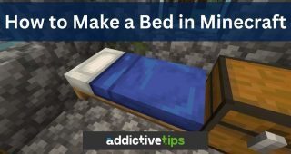 Make a bed in Minecraft