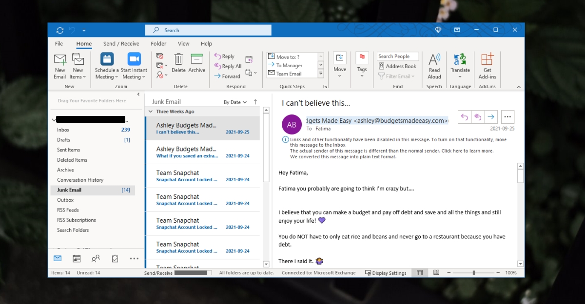 How To Make Span Go To Junk Folder In Outlook 2016 Dashboardhopde