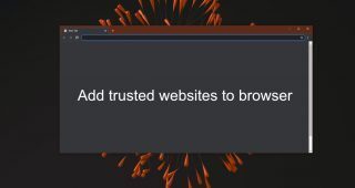 trusted websites browser