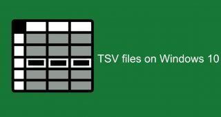 open TSV files on Windows 10