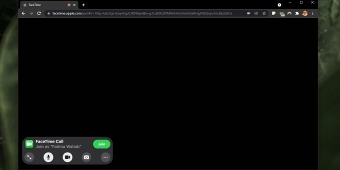 join FaceTime call on Windows 10