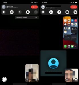 How to use the iOS 15 Facetime share screen feature - Anabel Forkan