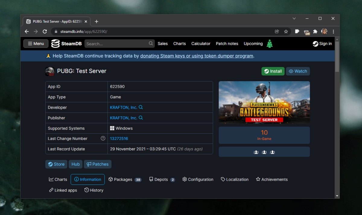 What is a PUBG test server and experimental server