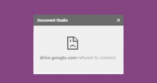 docs.google.com refused to connect