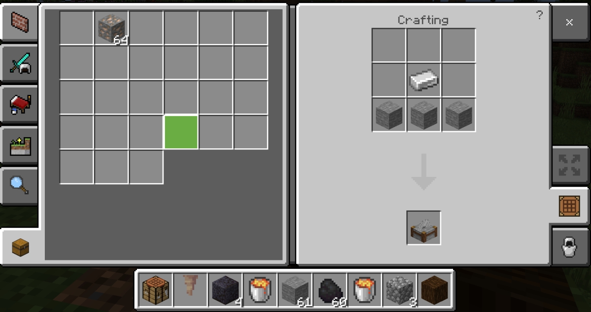 How to make a Minecraft stonecutter