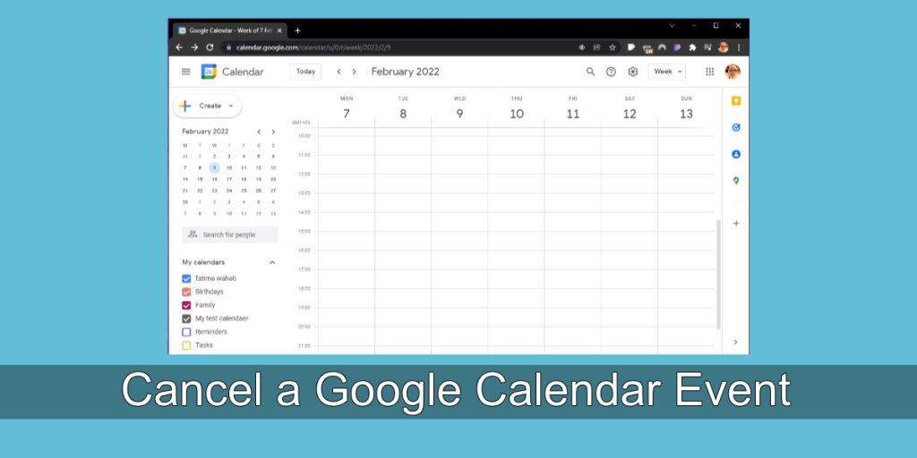 How to cancel a Google Calendar Event
