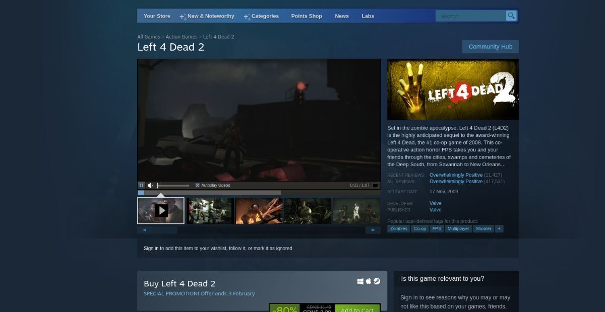 Steam e Left 4 Dead 2 estão chegando ao Ubuntu – Tecnoblog