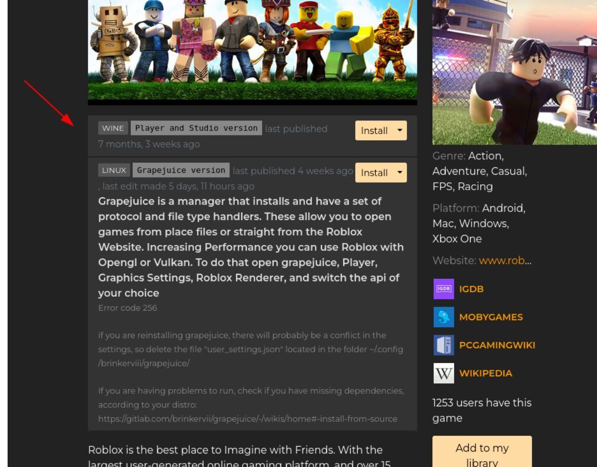 Wine Reviews : How To Play Roblox On Linux