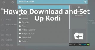 How to download and set up Kodi browse content screen