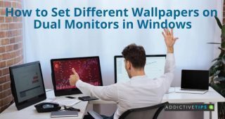 How to Set Different Wallpapers on Dual Monitors in Windows