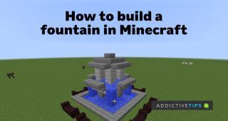 How to build-a-fountain-in-Minecraft