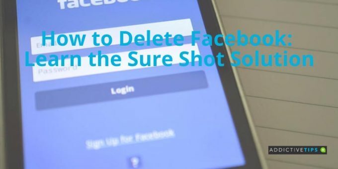 How to delete Facebook account